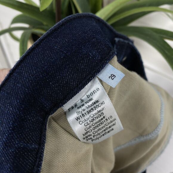 Rag & Bone Jeans Revolve High Rise Skinny Clean Kingsbury Pants Womens Size 29 - Picture 10 of 10